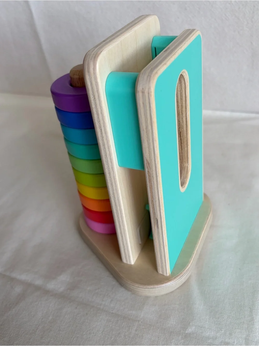 Lovevery Wooden Stack and Slot Montessori Baby Toddler toy